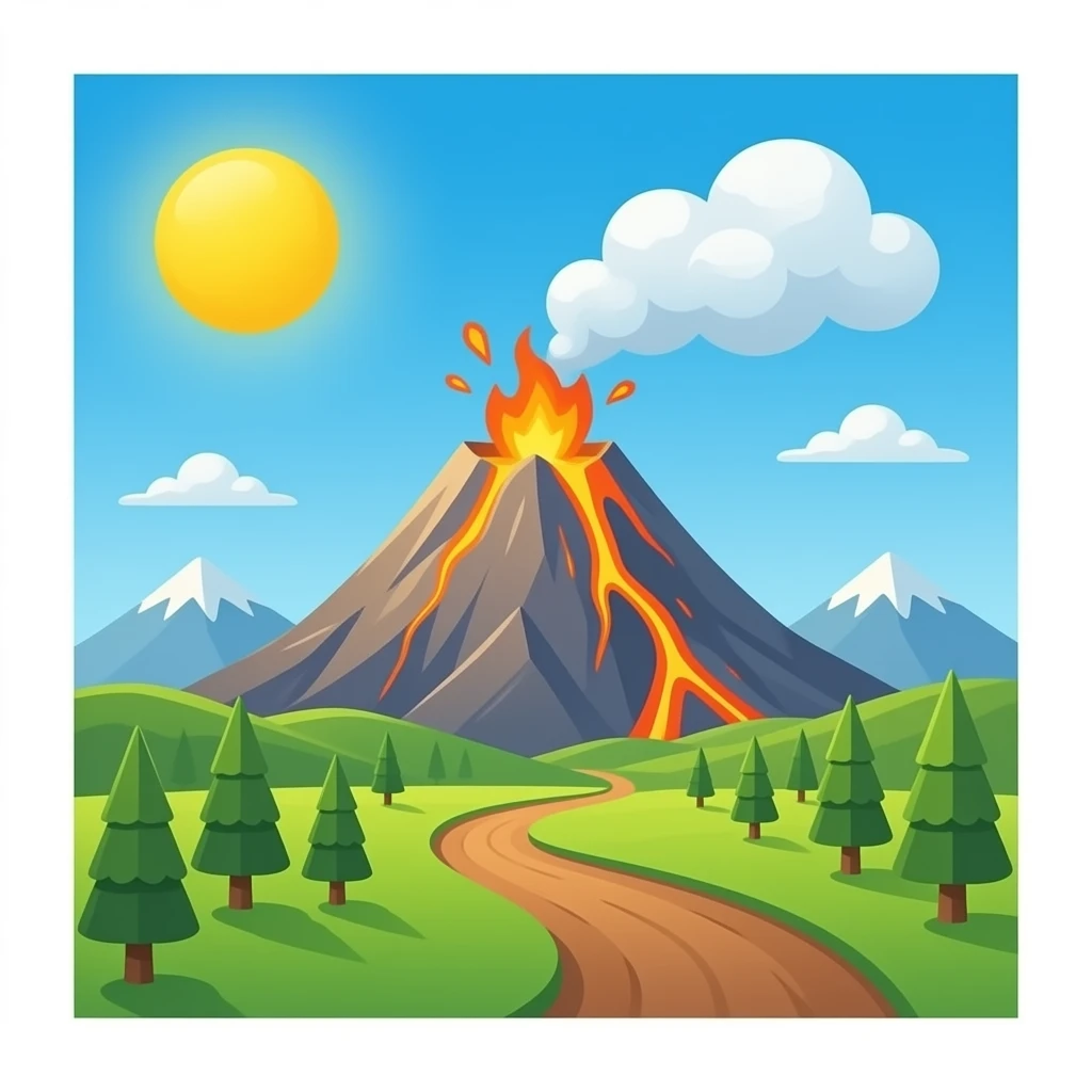 🌋 emoji