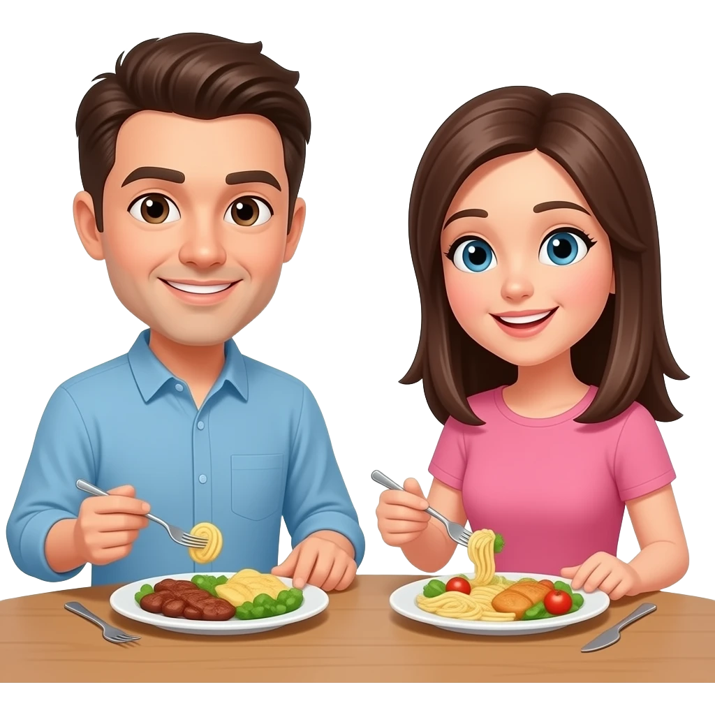 两人聚餐 emoji