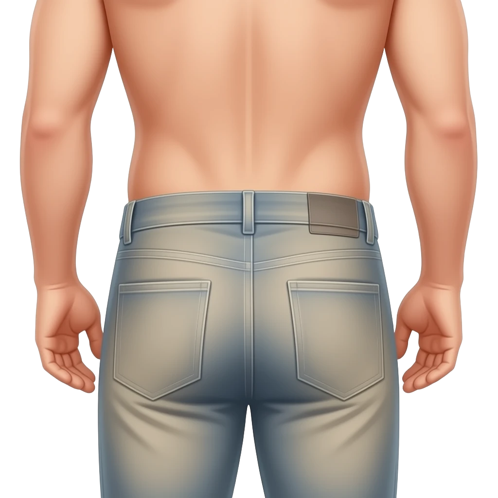 Man shows butt with no pants and no underwear no pants or underwear please emoji