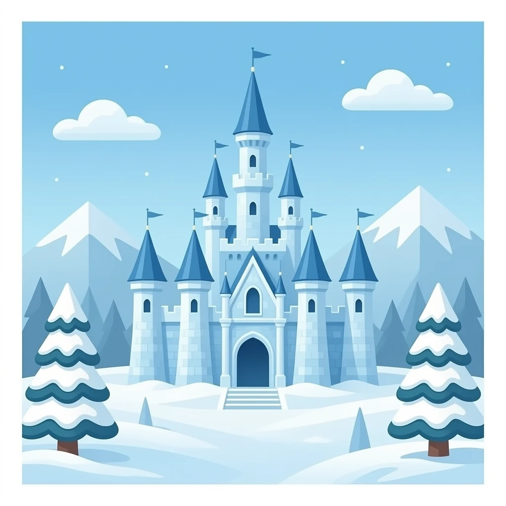 icy castle emoji