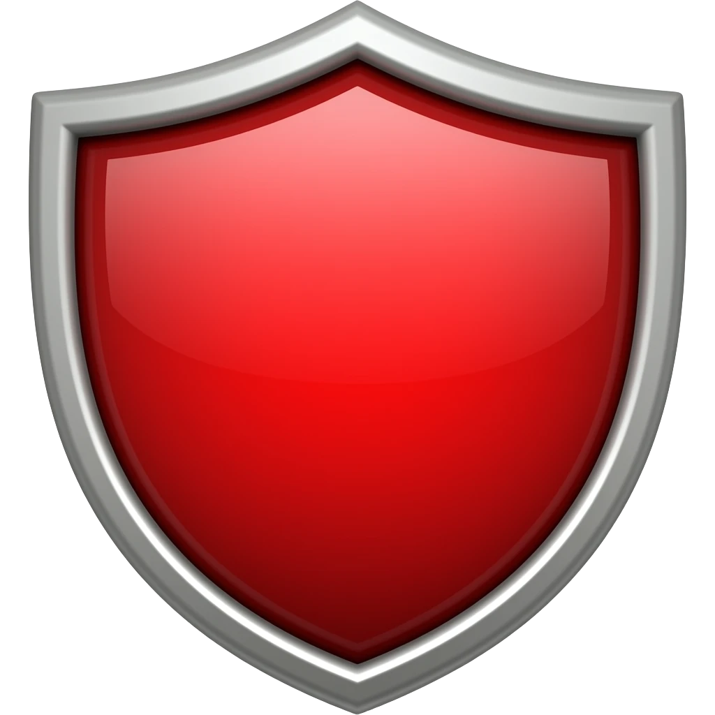 Red shield emoji emoji