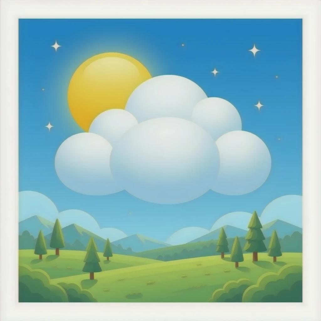 ⛅✨ emoji