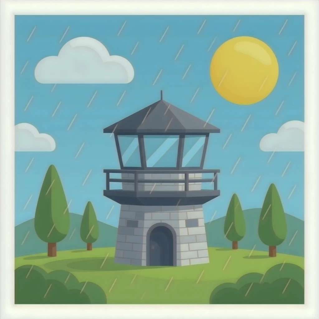 jail watchtower emoji