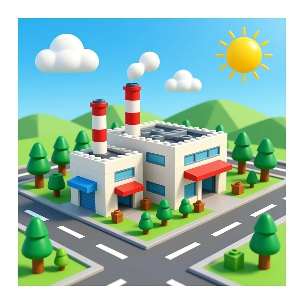 Lego factory emoji