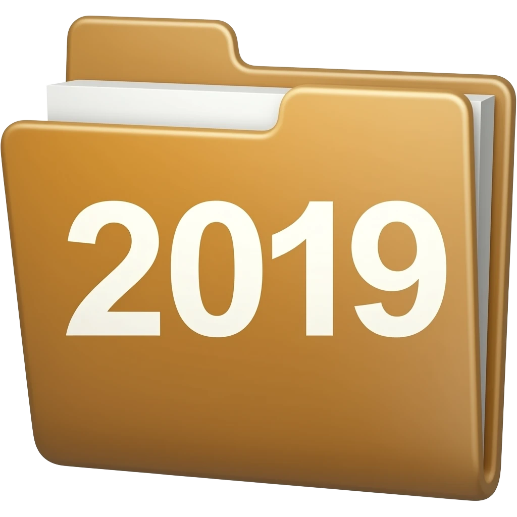 2019 number multipocket folder emoji