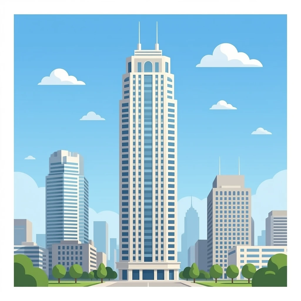 Super super tall building emoji