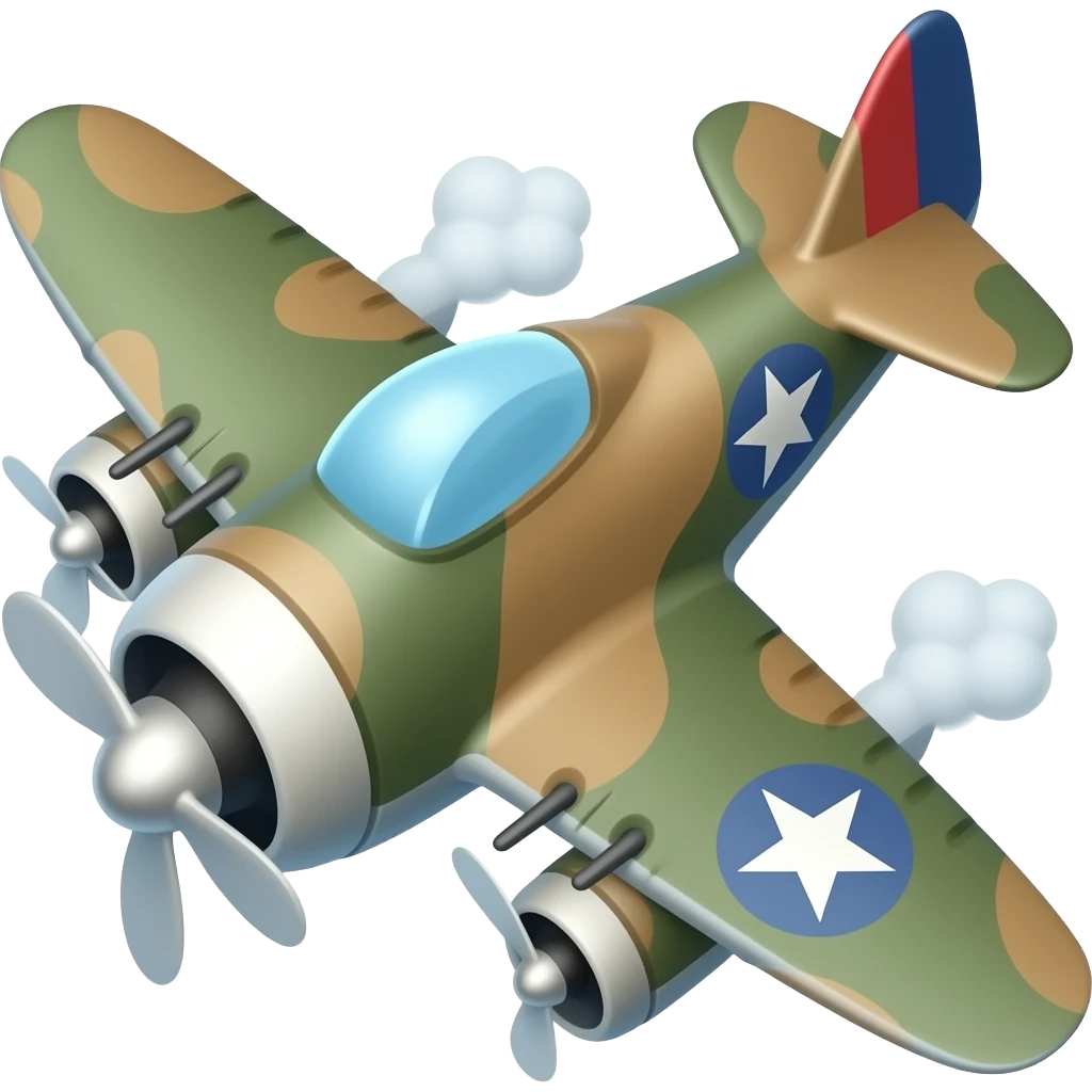 Bomber plane mini 2d did g d g egg n emoji