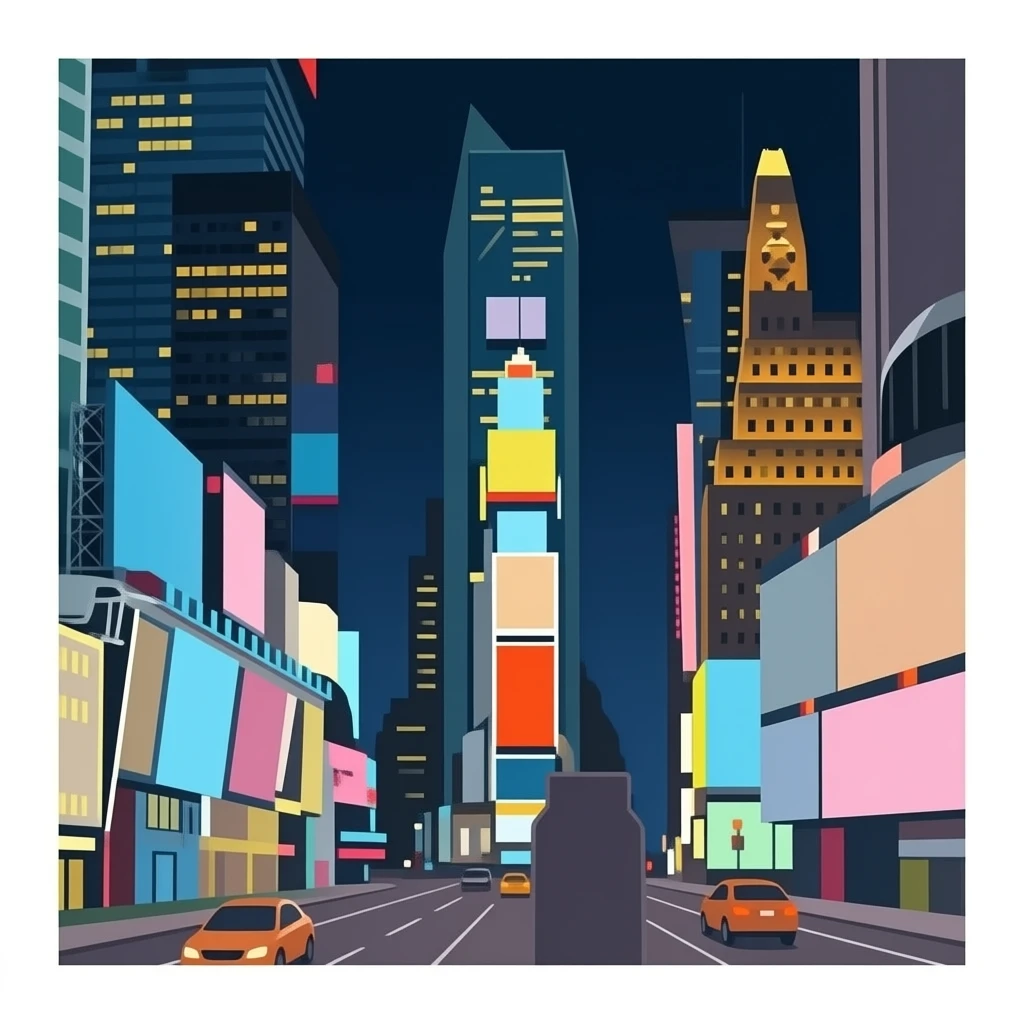 Time square emoji