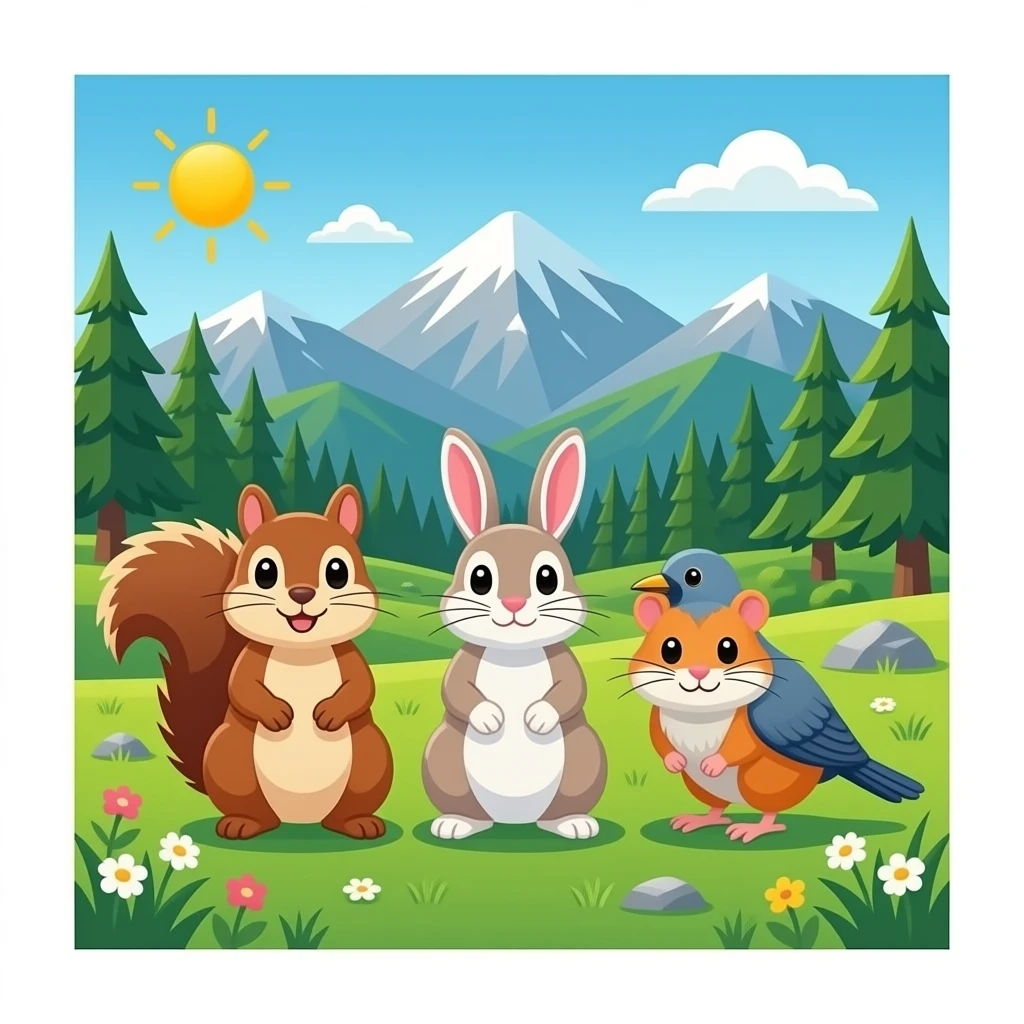 🐿🐇🐹🐦⛰️🏞 emoji