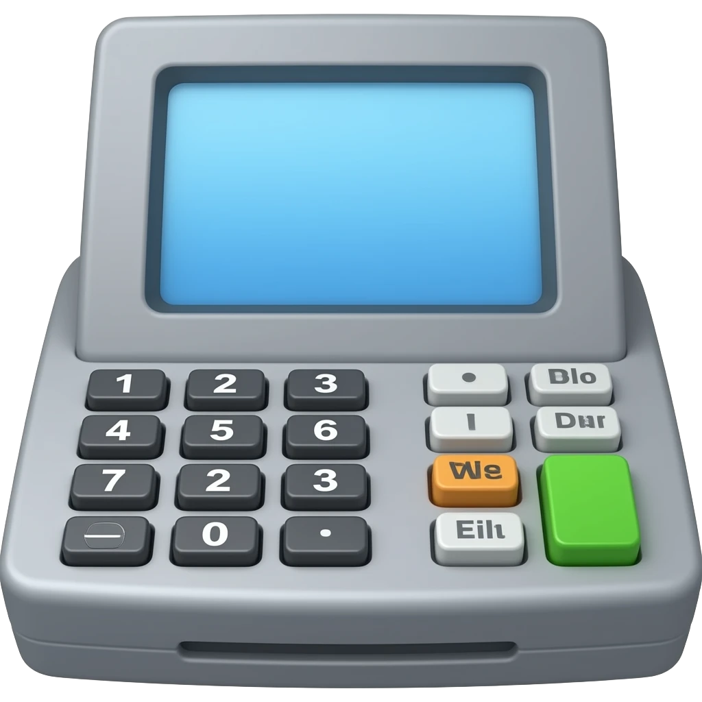 cashier machine emoji