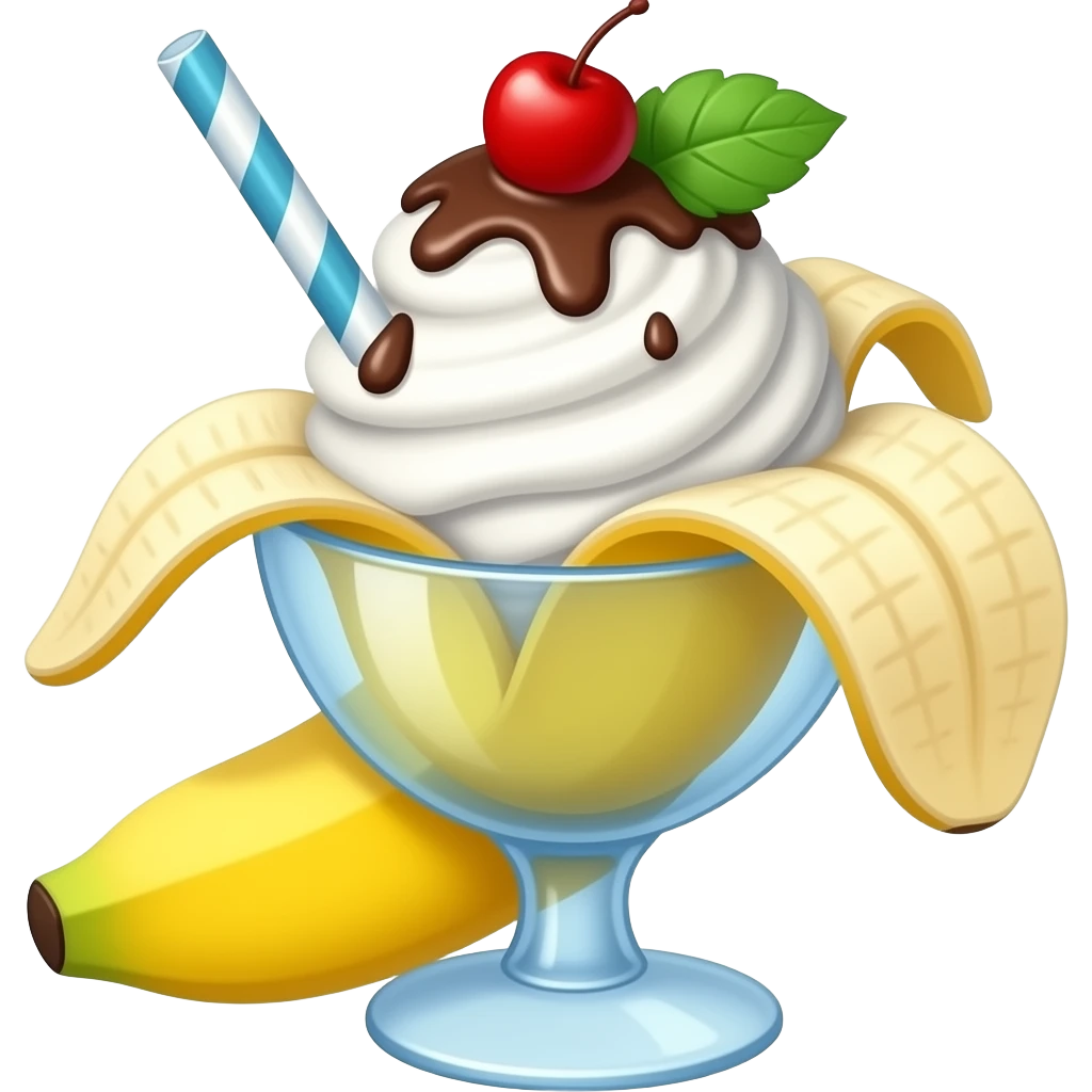 banana split emoji