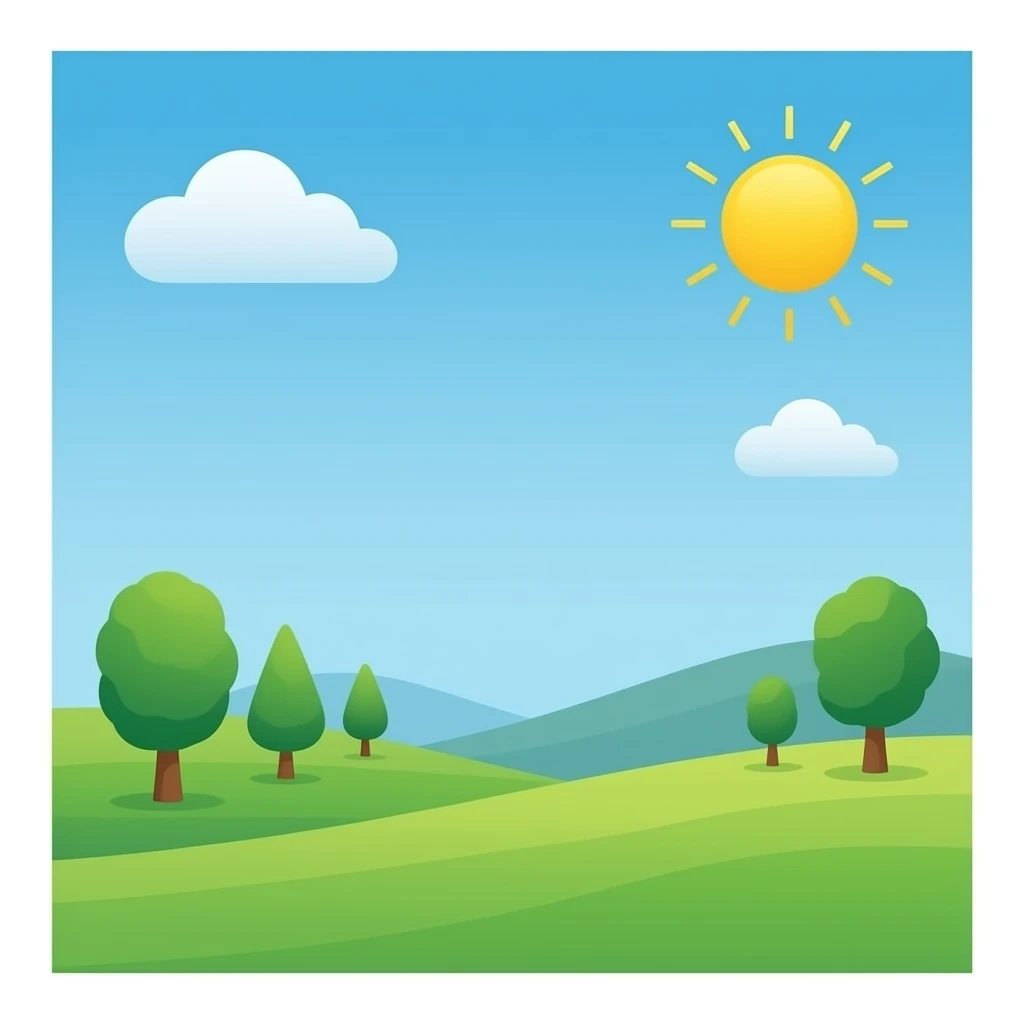 In hellblau emoji