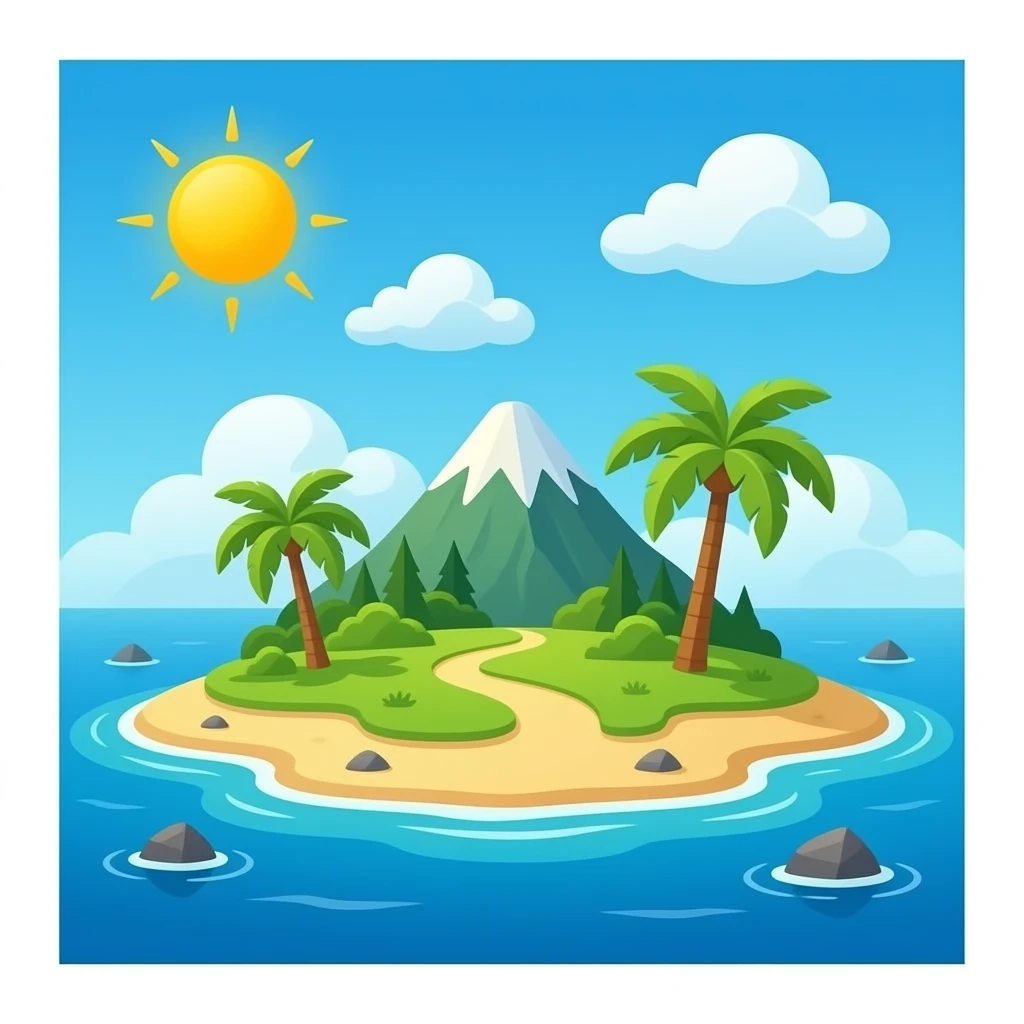 острів emoji