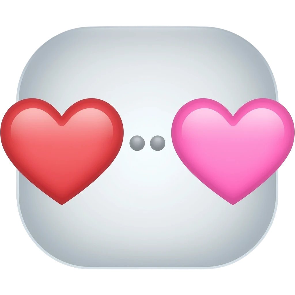 (♥︎••♥︎) emoji