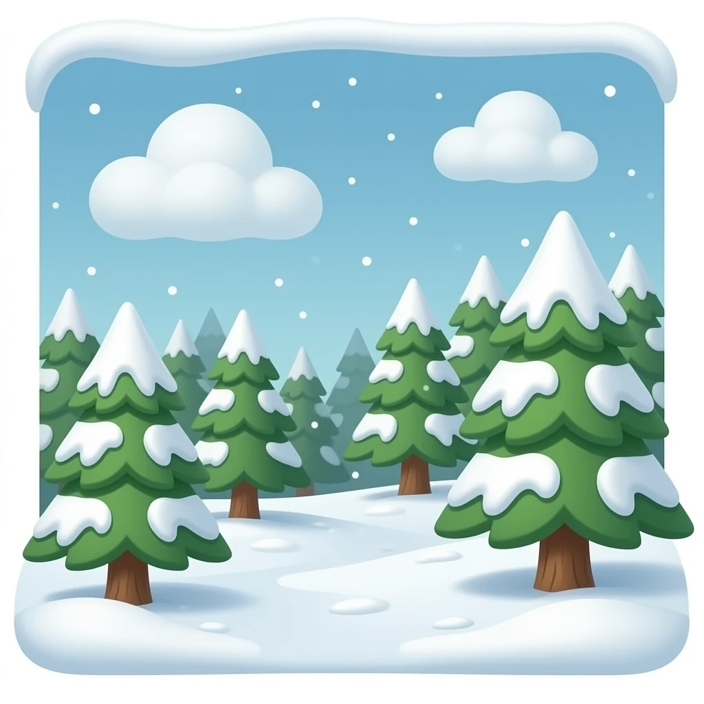 snow green emoji
