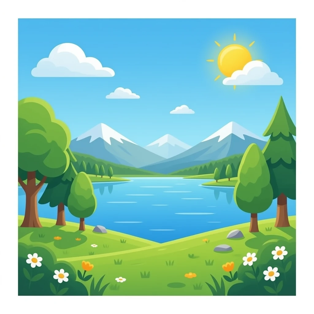 Lake view emoji