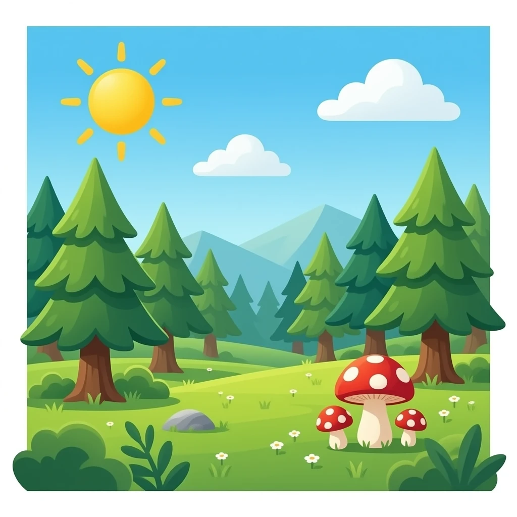 forest mushrooms emoji