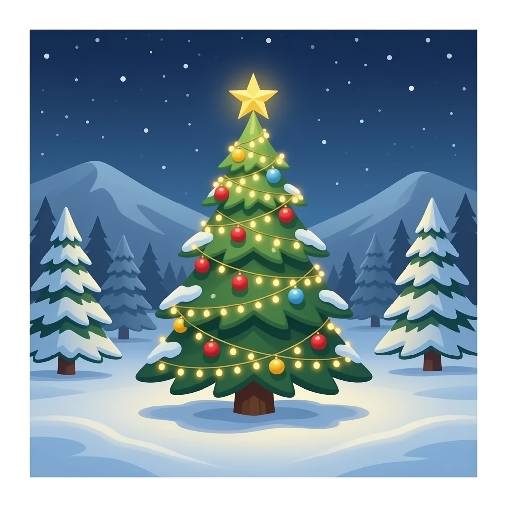 christmas tree emoji