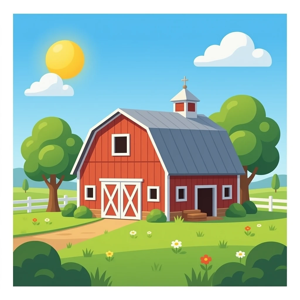stable barn emoji
