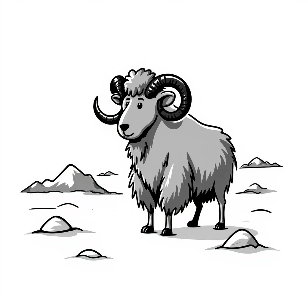 Muskox emoji