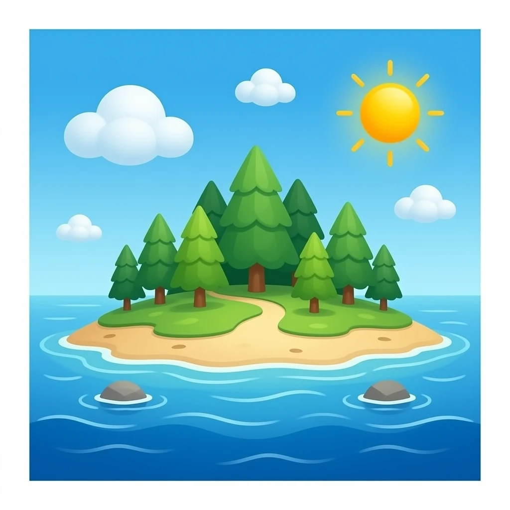 navy base island emoji