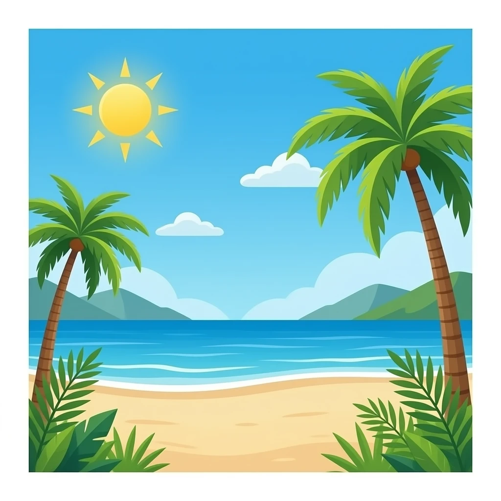 beach emoji