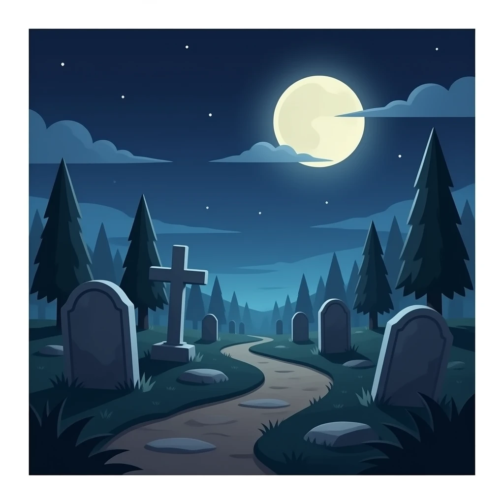 dark  Cursed Graveyard emoji