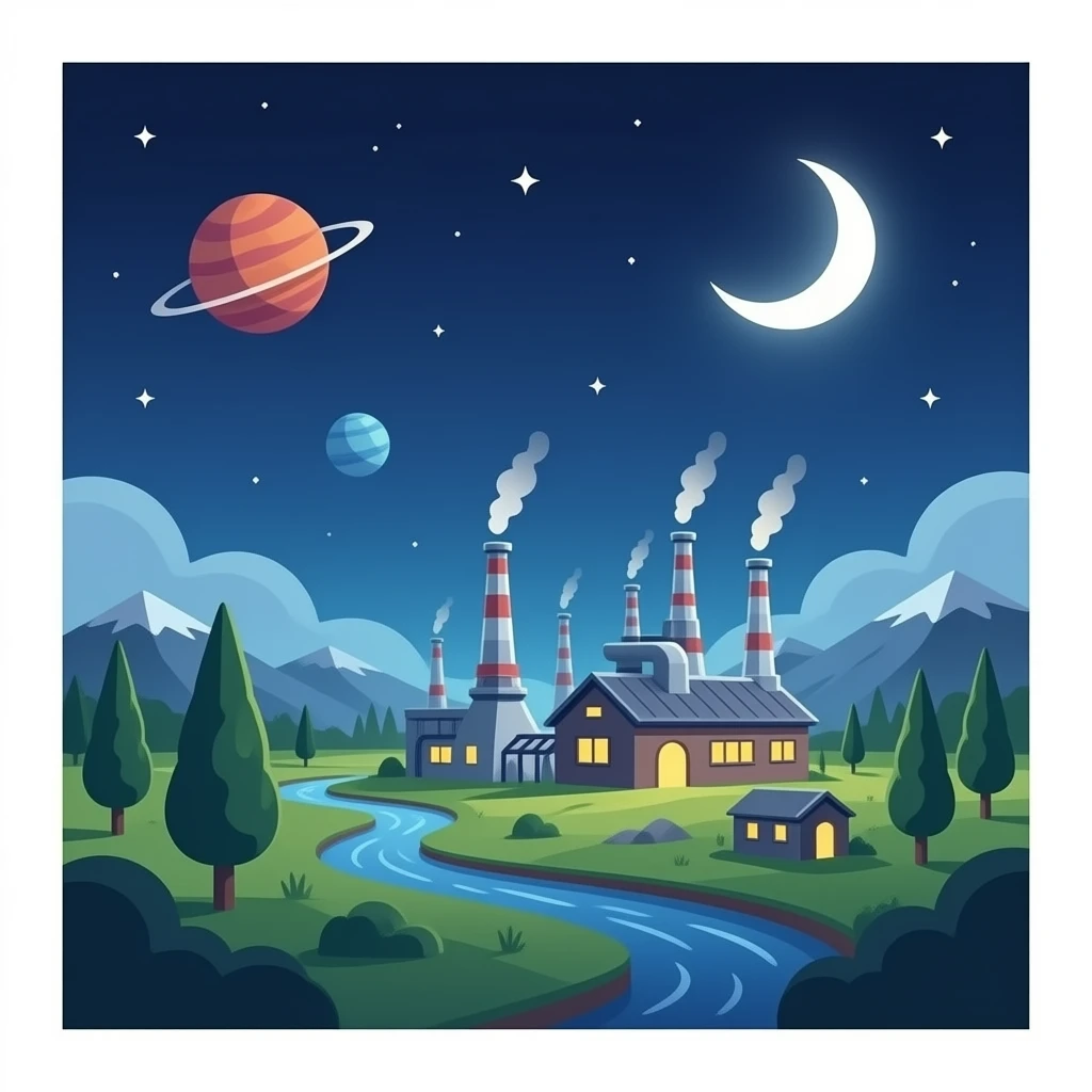 Una fábrica cosmica emoji