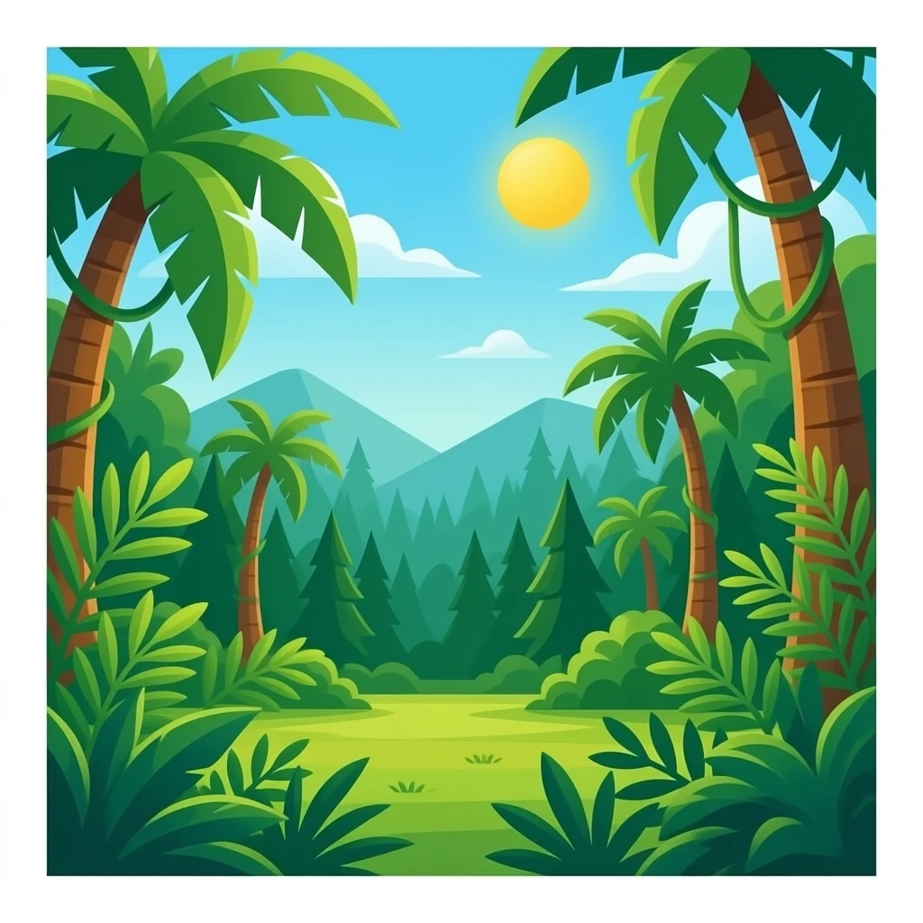 jungle emoji