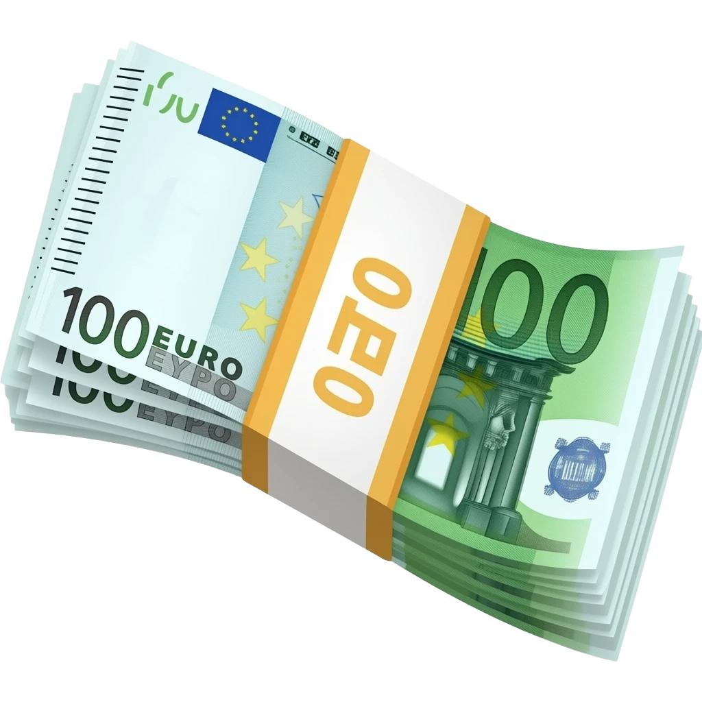 make the dollars in euro emoji