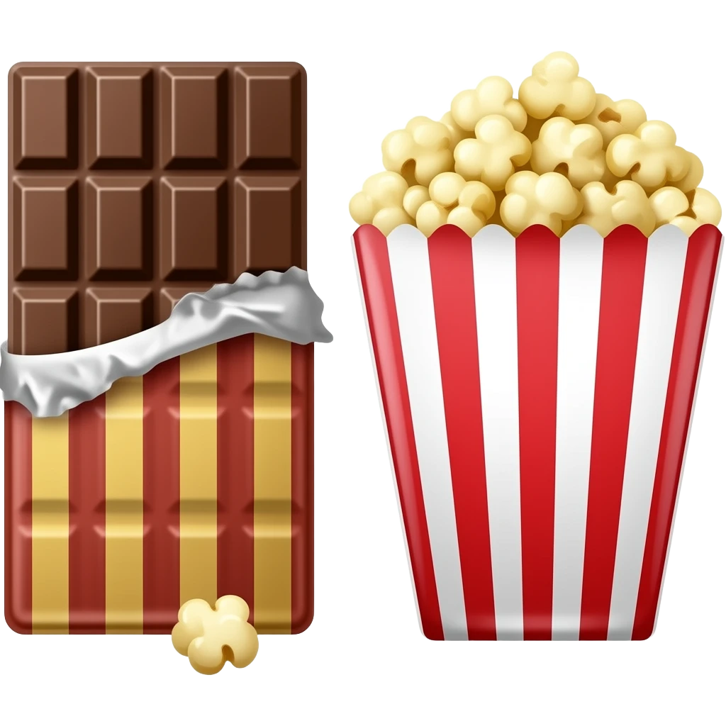 🍫🍿 emoji