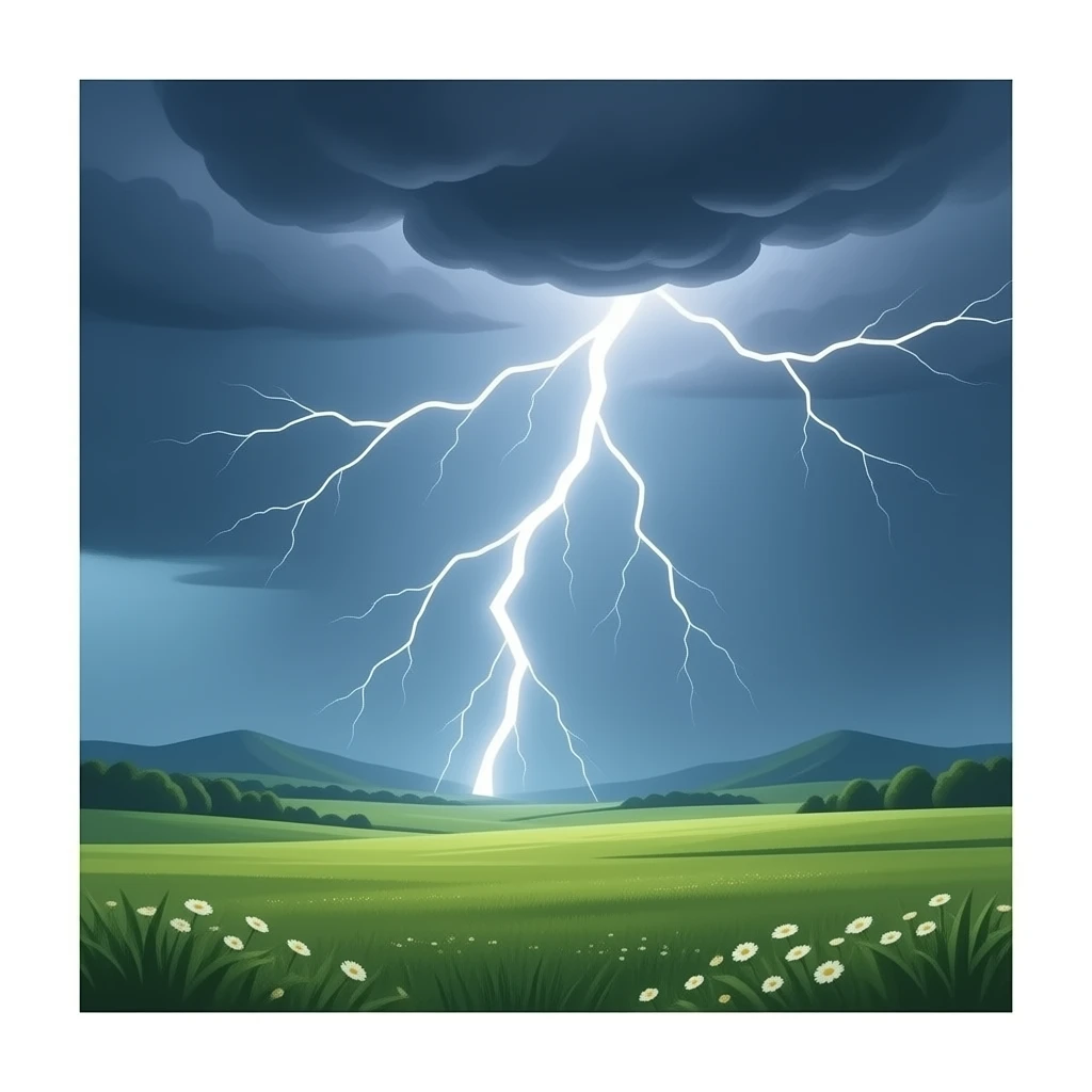 Thunder and Lightning emoji