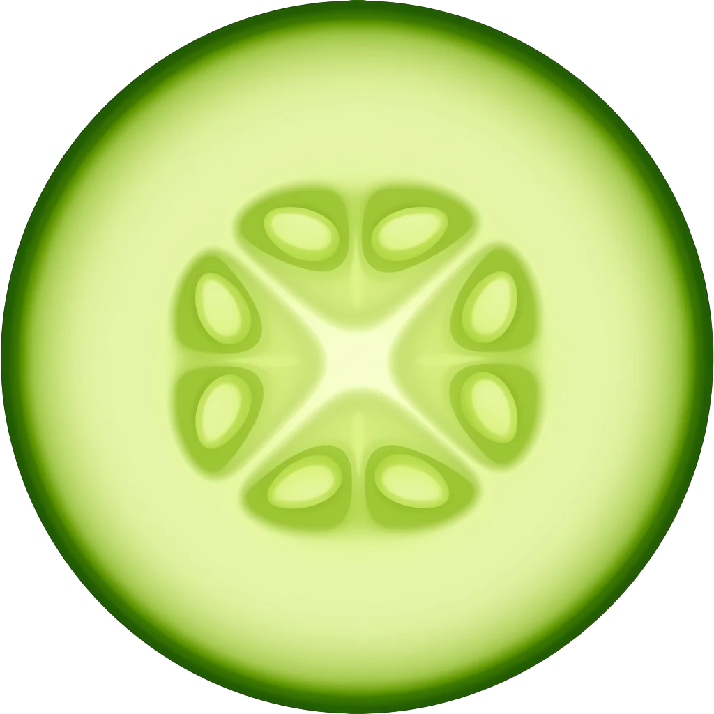 sliced Cucumber emoji
