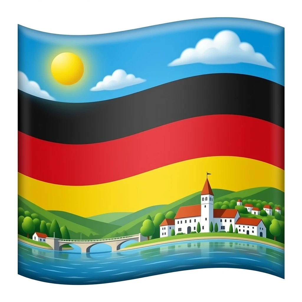 Büsingen am Hochrhein  German flag emoji