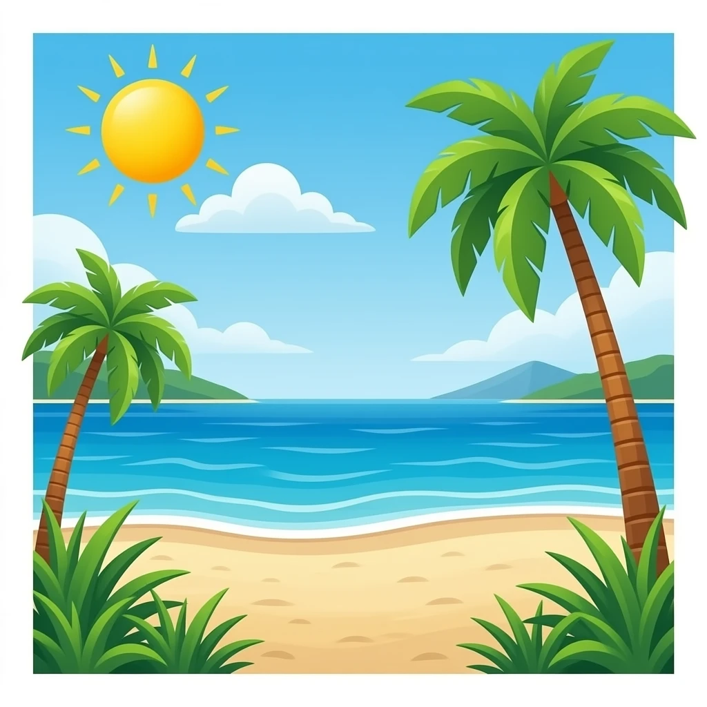beach emoji