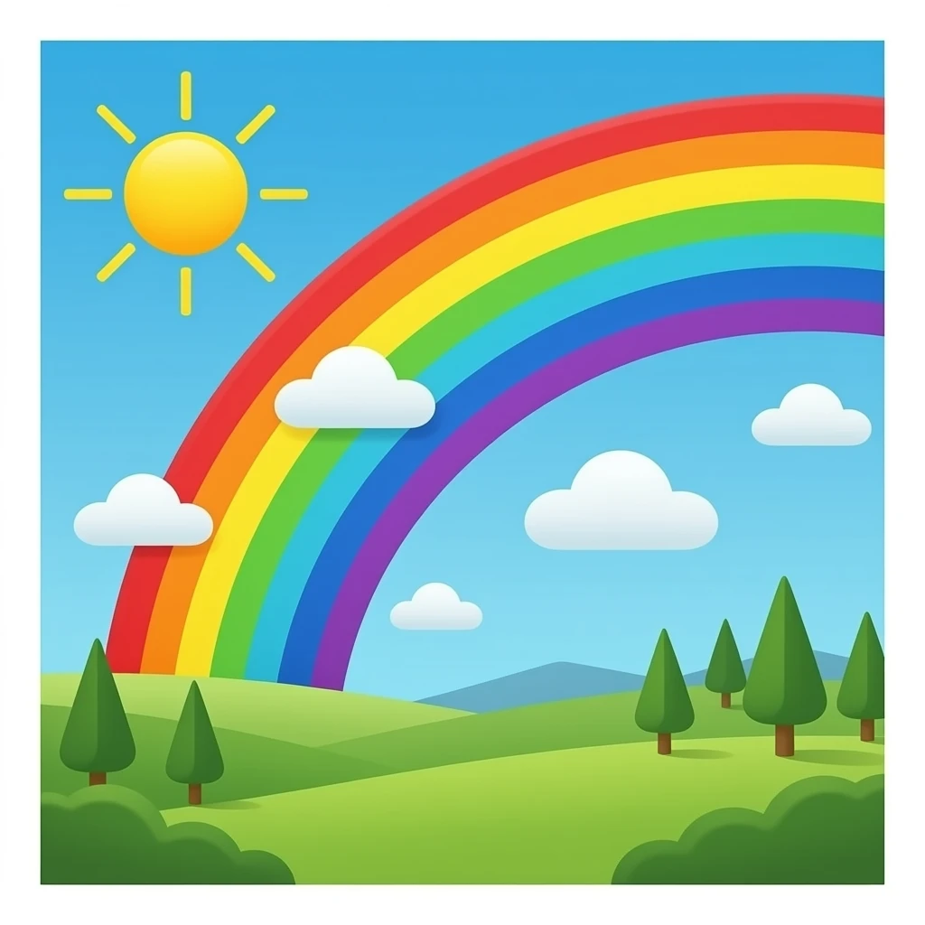 Arco íris emoji