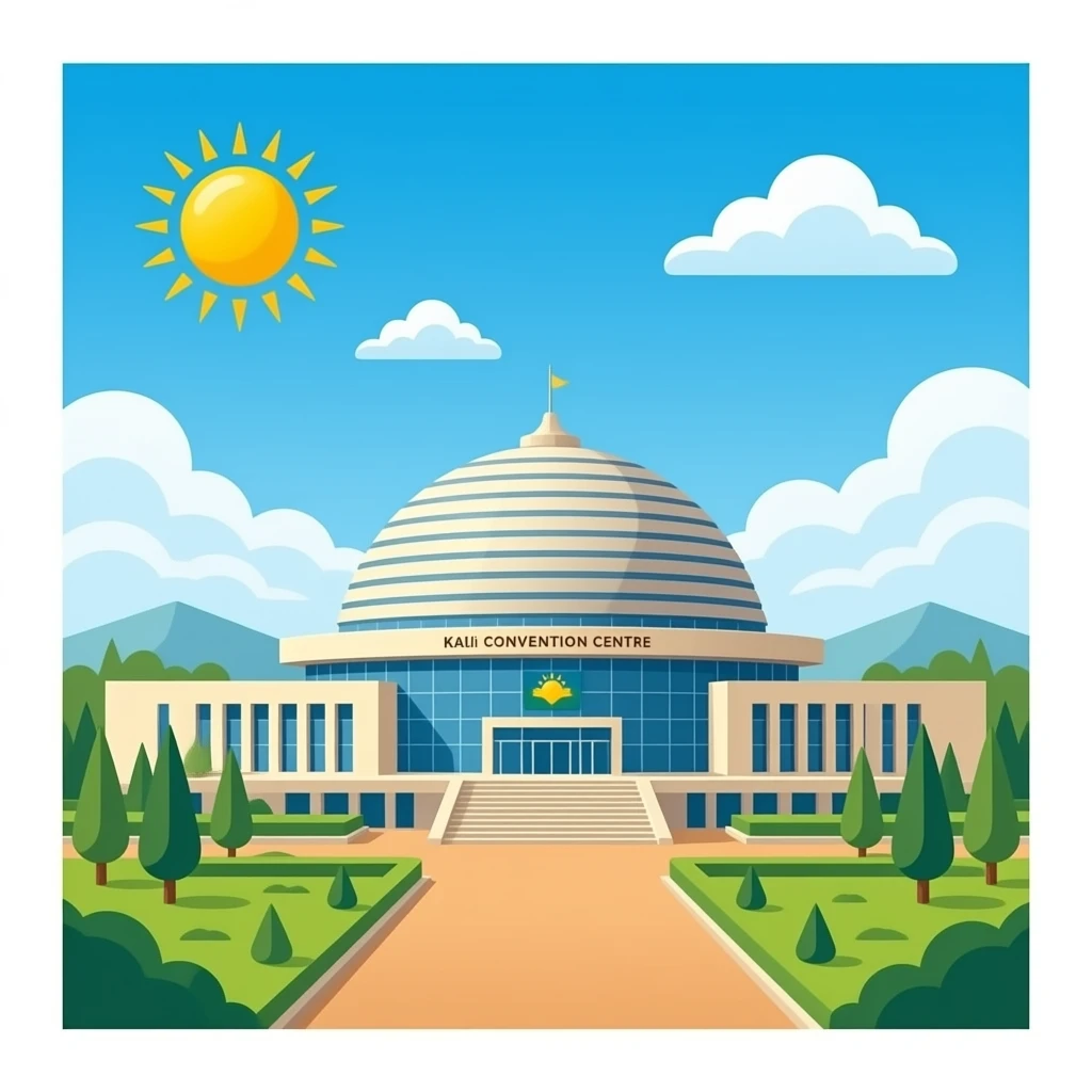 Kigali convention centre dome in Kigali, Rwanda emoji