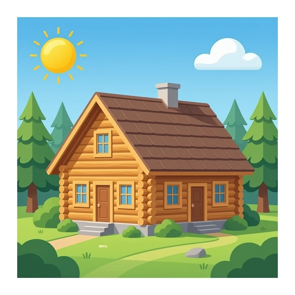 timberframe house emoji