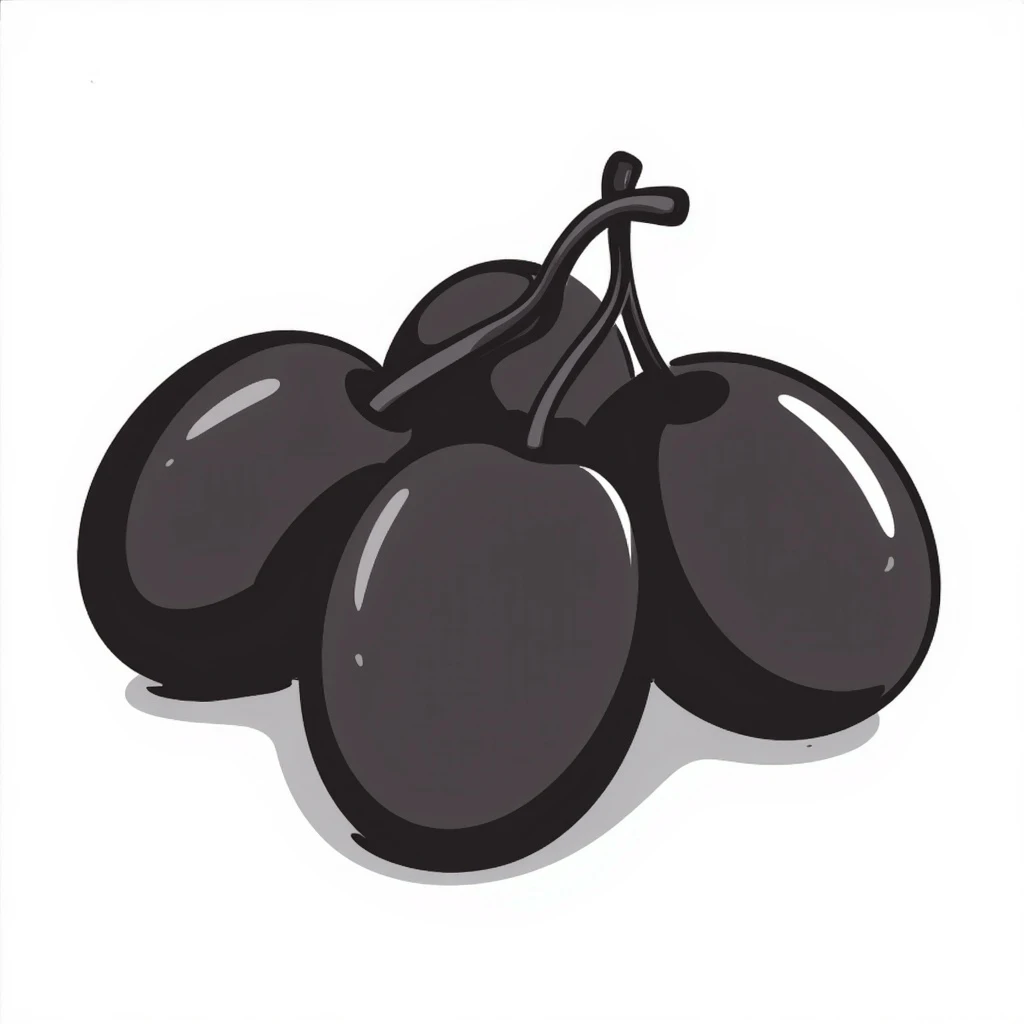 Plums emoji