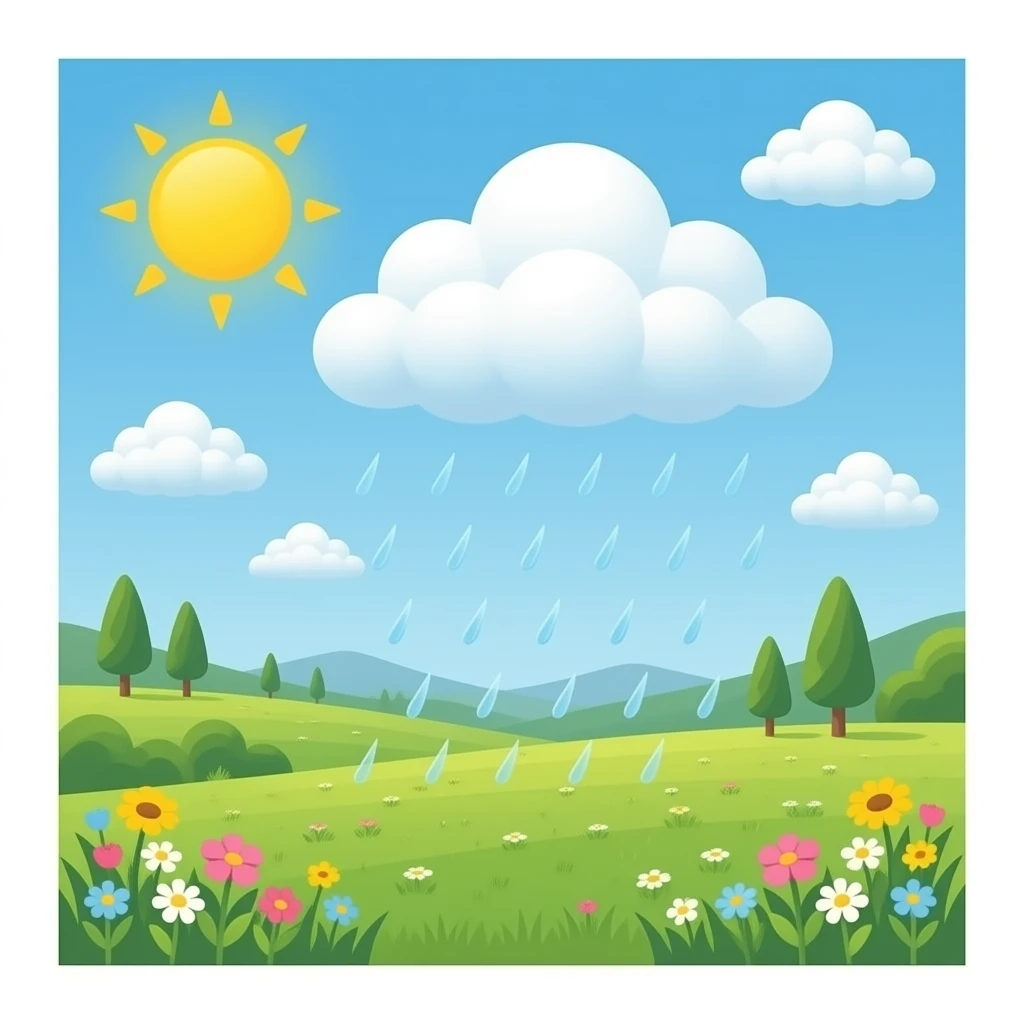sunshower emoji