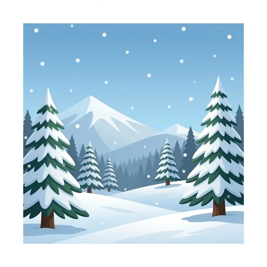 Snow emoji