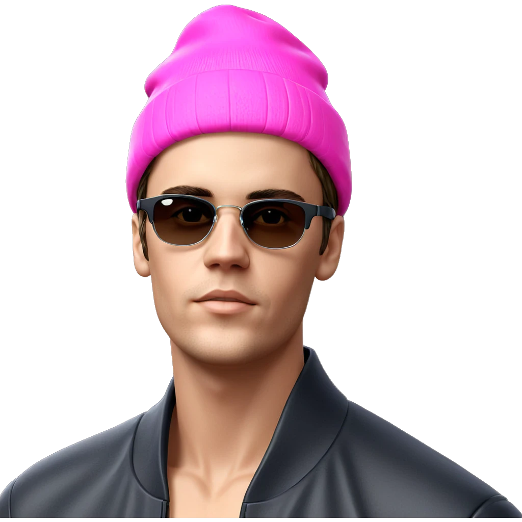 stylish boy with sunglasses emoji