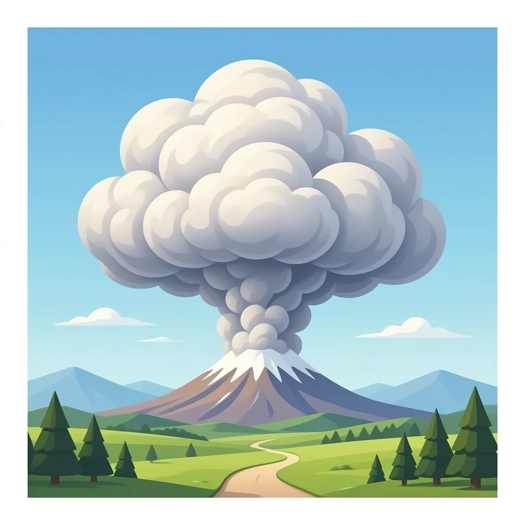 ash cloud emoji