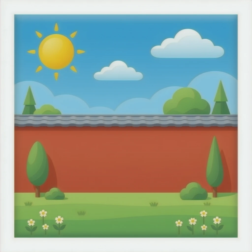 Red wall emoji