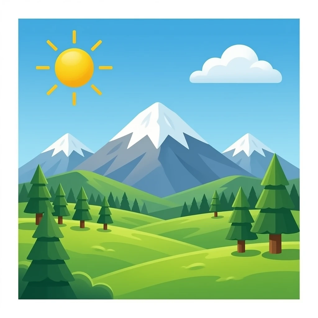mountain emoji
