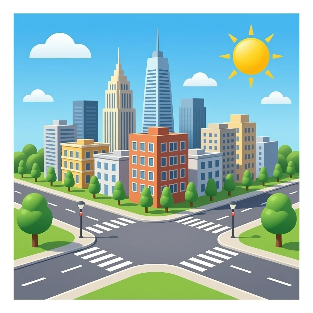 crossroad emoji