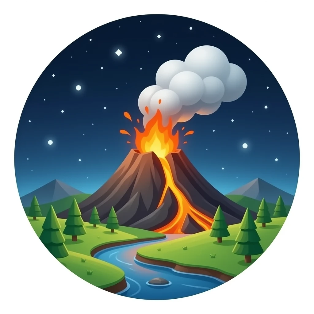 Volcano Planet emoji