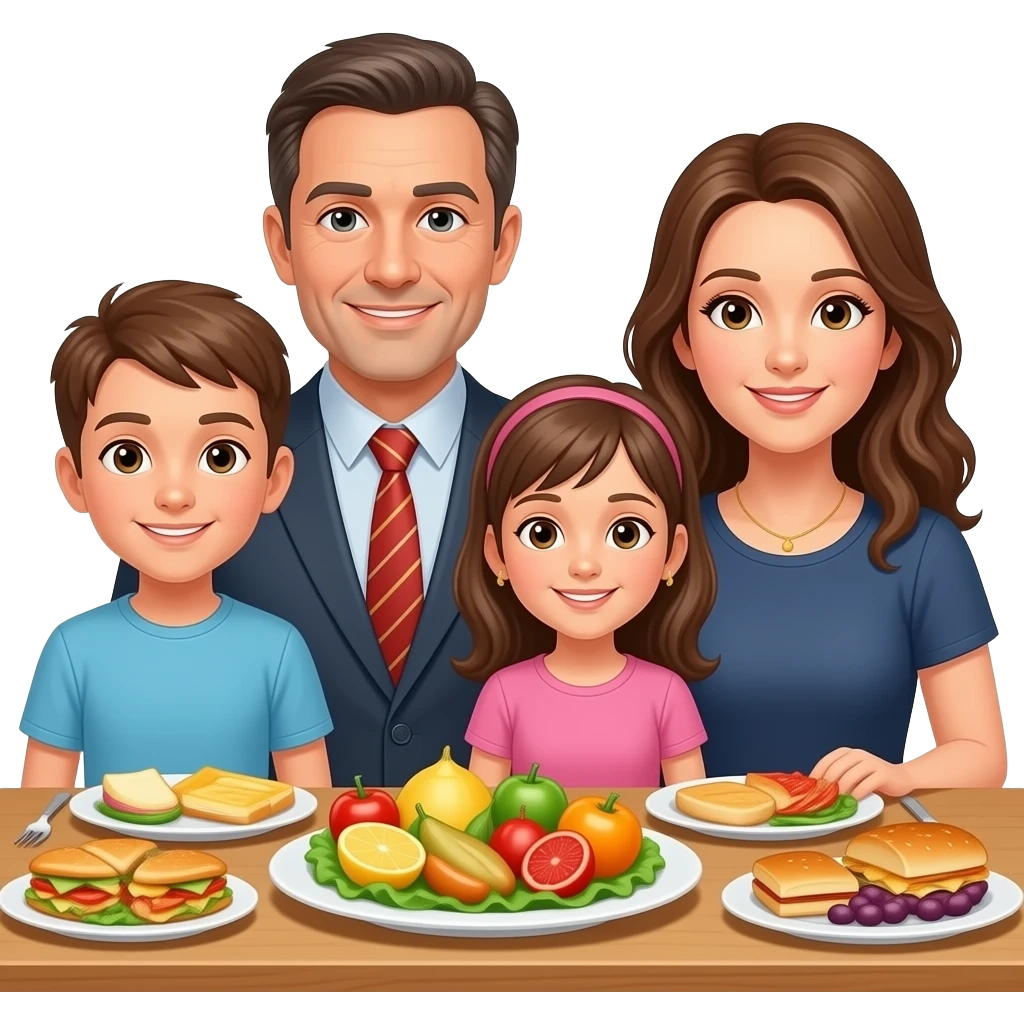 Бармалей мальчики и девочки папа мама еда emoji