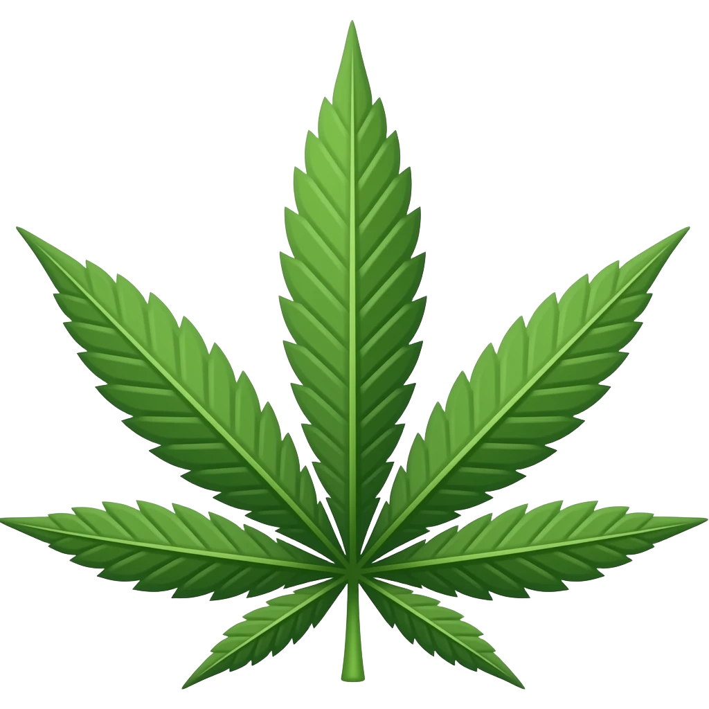 Hoja de marihuana emoji