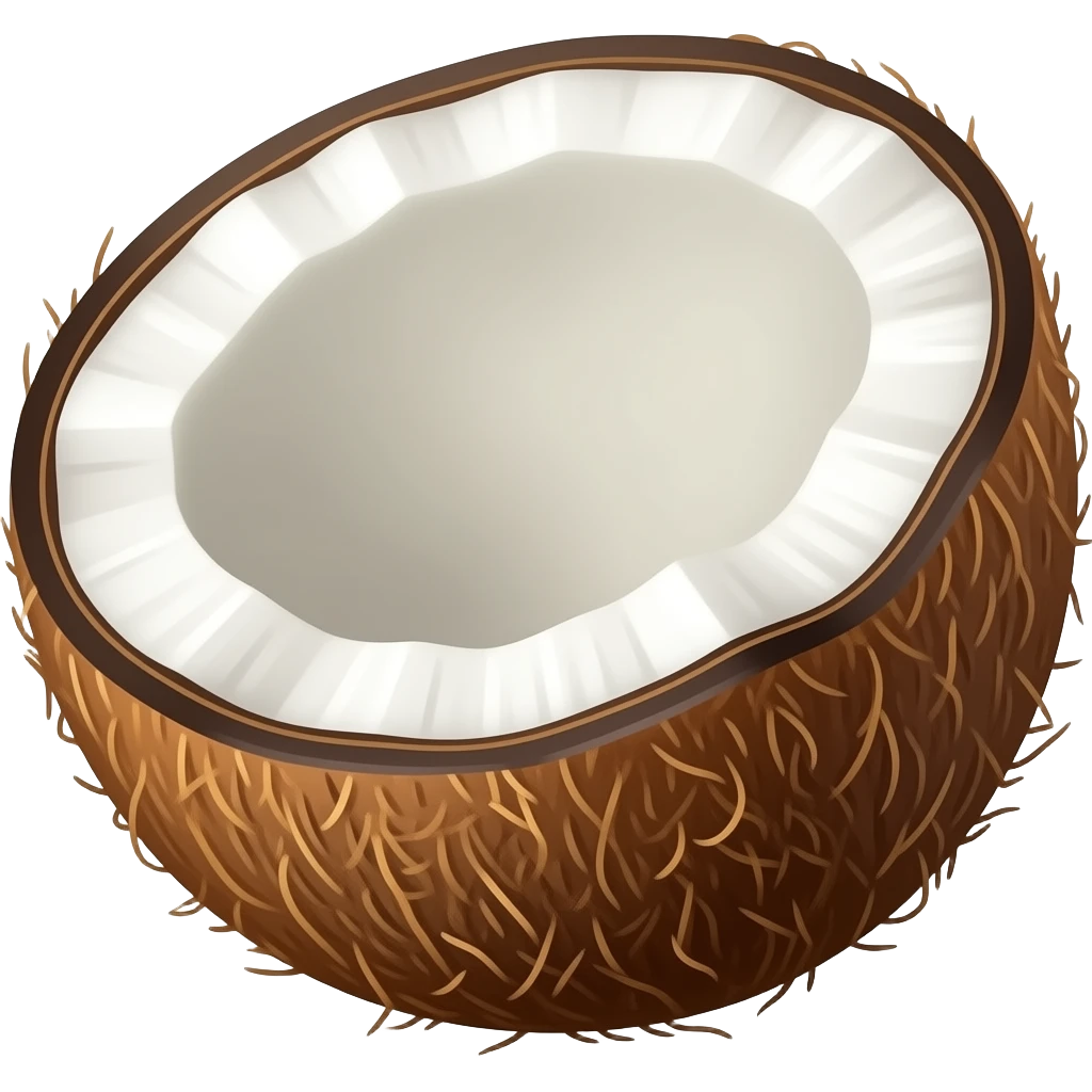 Coconut cinematic realistic emoji